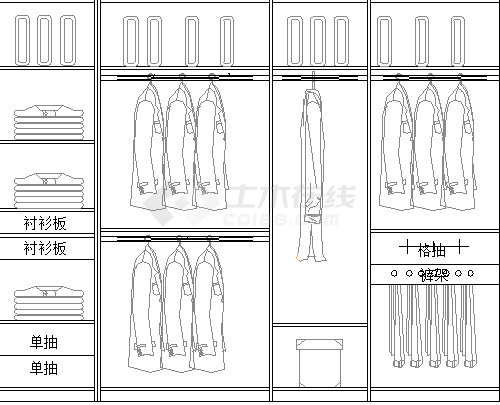 家用衣柜图样大集合（超全)-图二