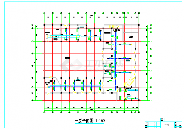 【浙江】某四层会议中心空调系统设计图纸-图一