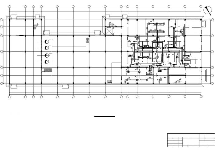 【山东】某原料车间空调系统设计图纸_图1