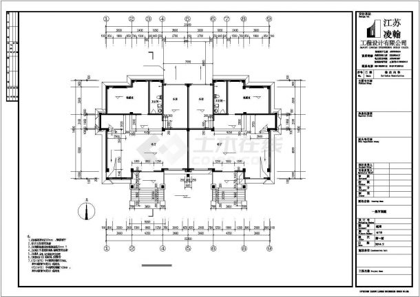 1192.05平方三层别墅建筑施工图（全套图纸）-图二
