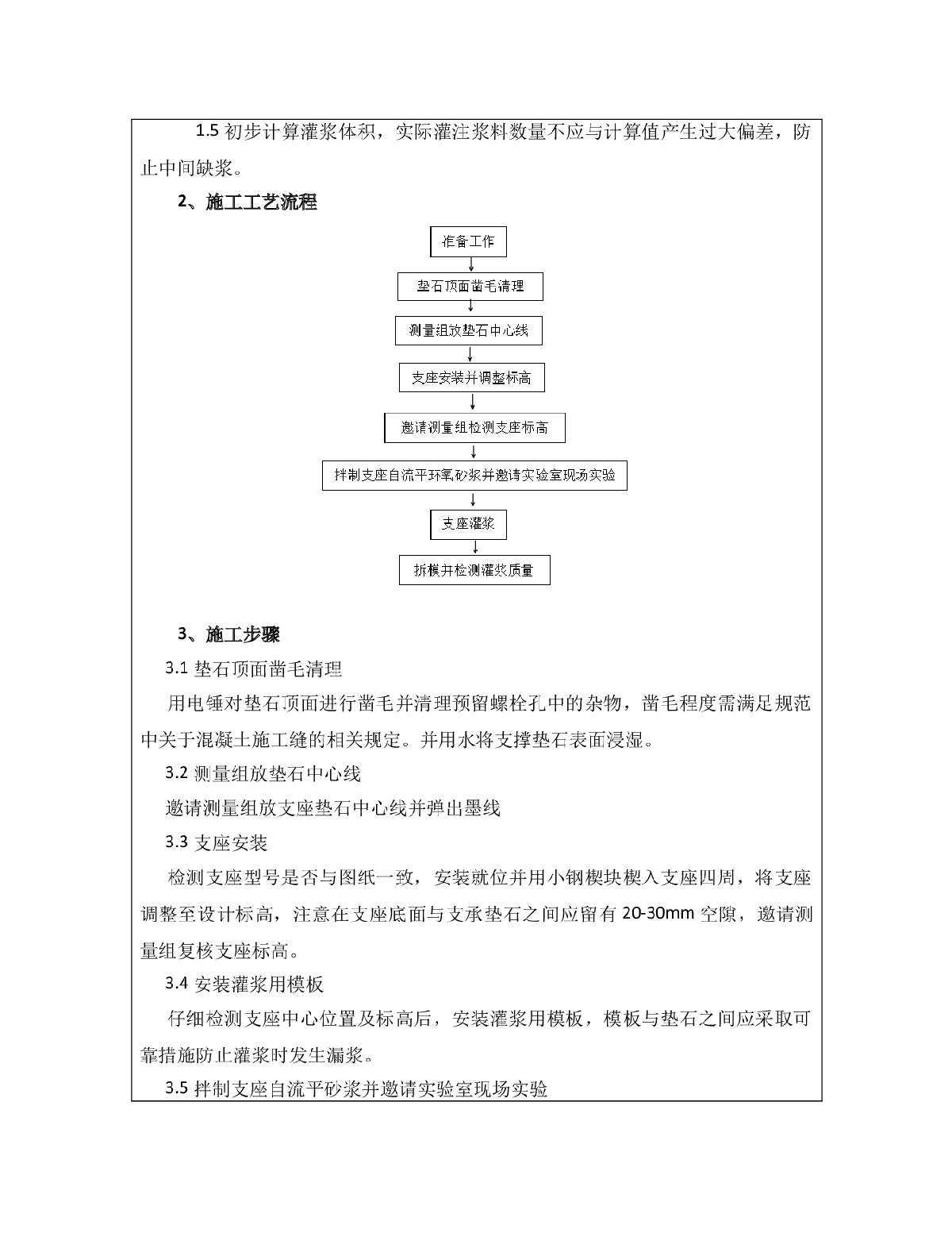 现浇混凝土箱梁支座灌浆技术交底（三级）-图二