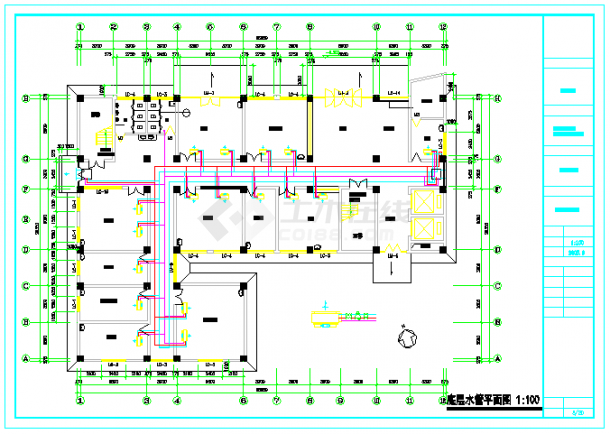 某集团医疗综合楼空调设计施工图纸-图一