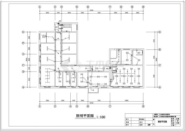 某医院综合楼电气设计施工图（共4张）-图二