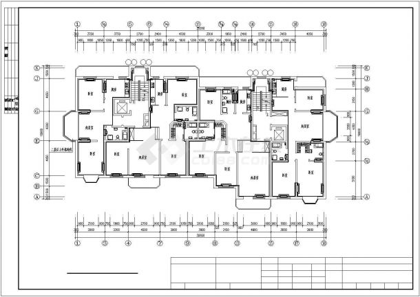 某小高层住宅分户采暖设计施工图纸-图二