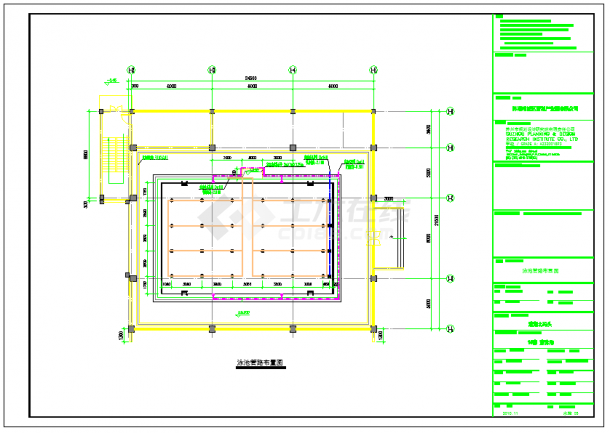 某泳池水处理系统设计施工图纸-图二