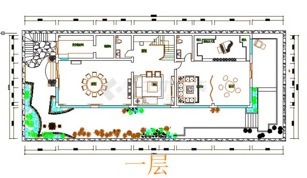 【浚县】多层别墅建筑设计图纸-图二