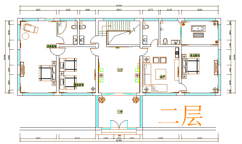 【浚县】多层别墅建筑设计图纸
