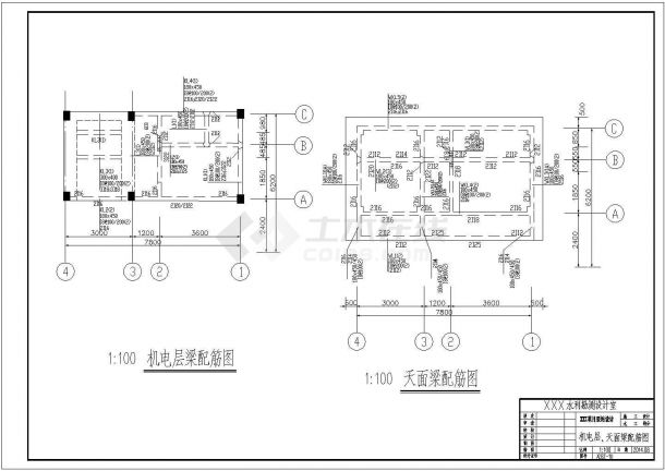 小型泵站全套设计CAD图18张(2014年)-图二