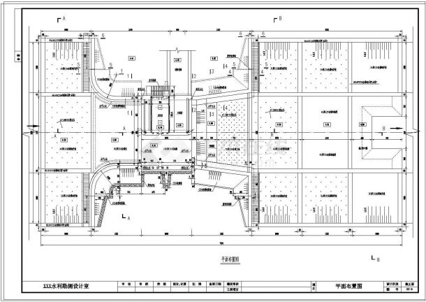 小型节制闸设计施工CAD图12张（2014年）-图一