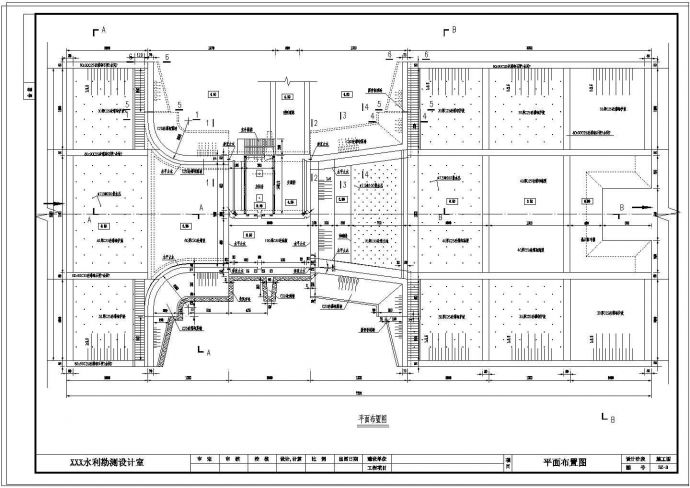 小型节制闸设计施工CAD图12张（2014年）_图1