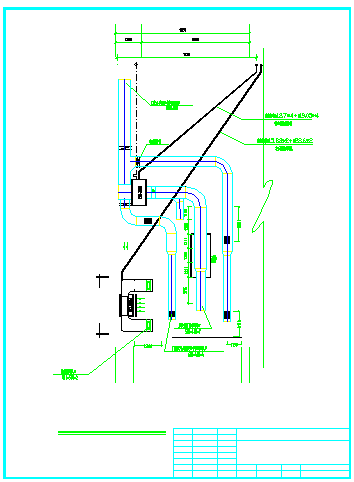 某电子厂房空调降温系统设计施工图纸_图1