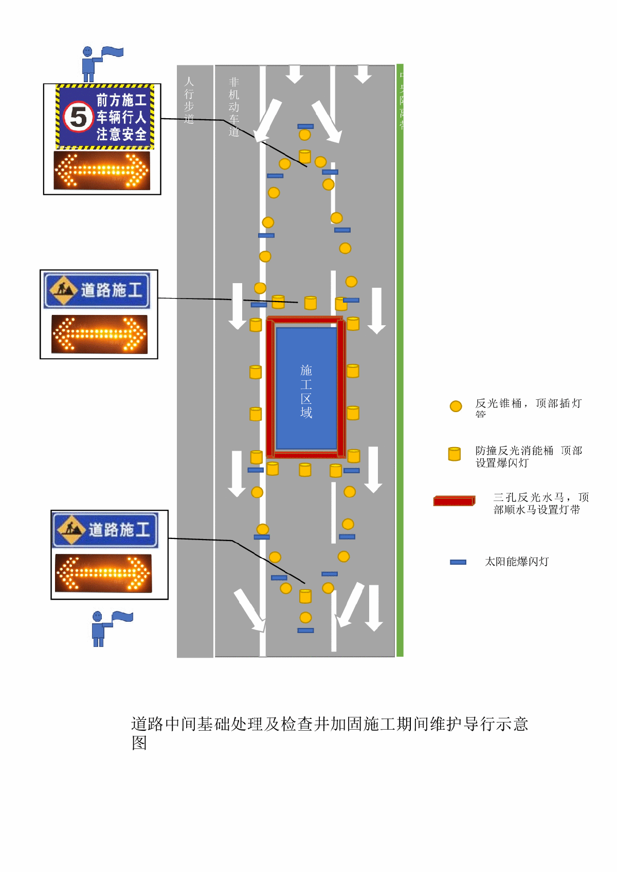 交通疏导示意图图片