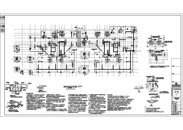 27层剪力墙结构商住楼结构施工图（含建筑图）-图一