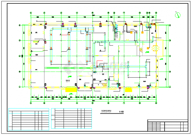 【山西】某厂房空调系统设计施工图纸-图一