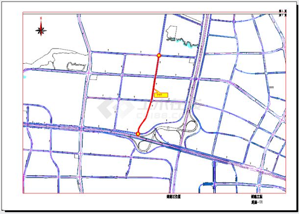 20m宽城市支路工程全套施工图（123张 道路 排水 交通工程等）-图一