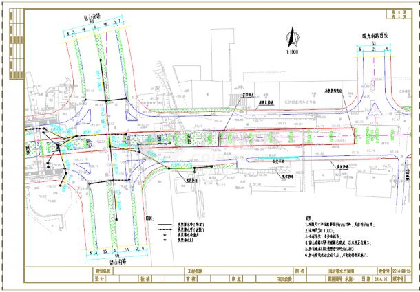 城市立交桥建设排水工程设计套图（42张）-图二