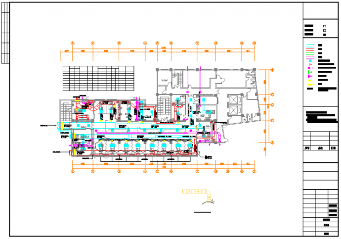 某医院呼吸监护中心空调设计施工图纸_图1