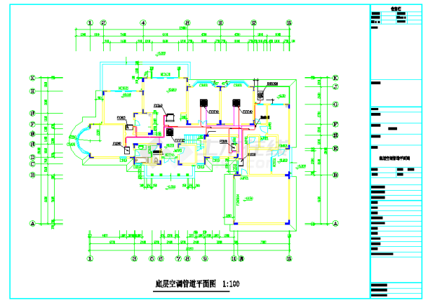 【四川】小型别墅VRV空调系统设计图纸-图二