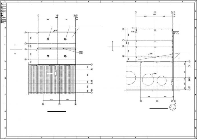 某双层钢结构厂房电气防雷接地系统图_图1