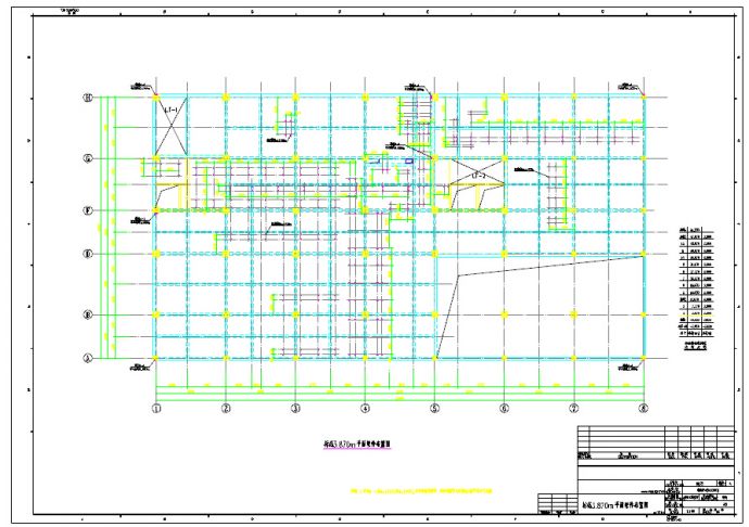 12层框剪结构办公大厦结构工程设计图_图1
