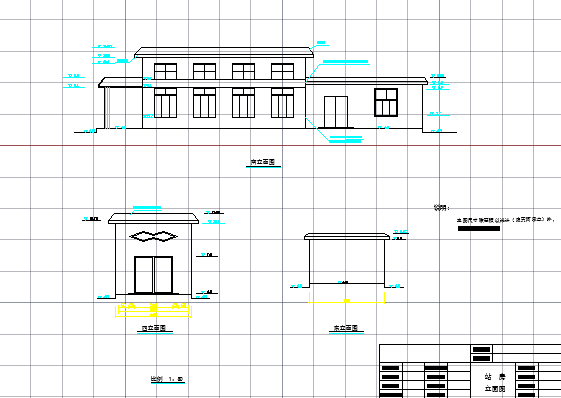 江都市某泵站设计施工图纸（实用）_图1