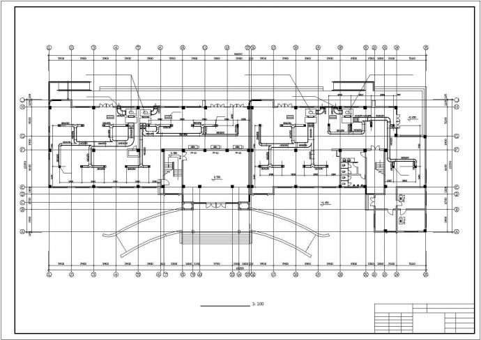 【山西】某四层办公楼空调系统设计图纸_图1