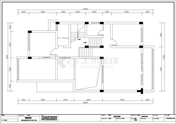 某小区私人别墅建筑家装施工方案设计图纸-图二