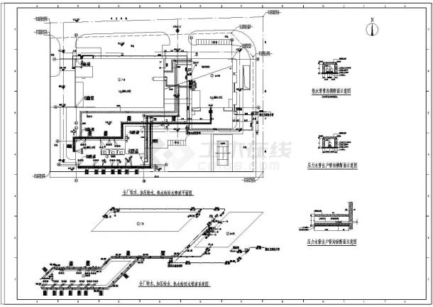 某厂区室外综合管线规划图（4张）-图一