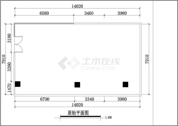 某茶餐厅建筑装饰设计全套施工方案-图二