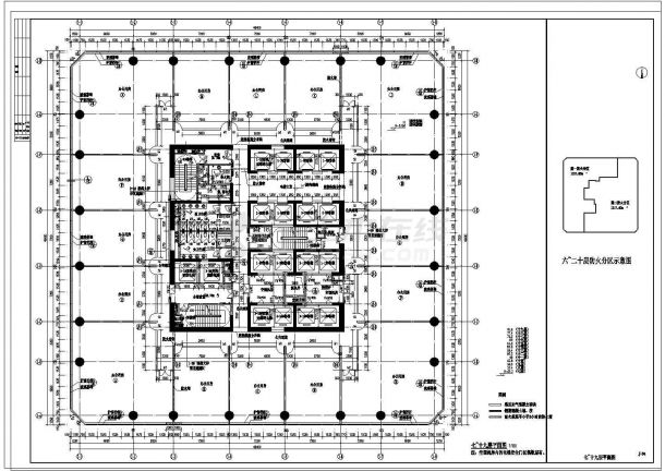 某三十六层办公楼建筑设计方案图纸-图二