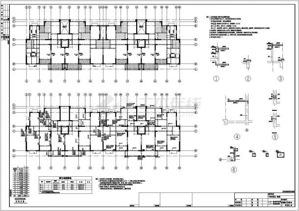 【江苏】地上11层剪力墙结构住宅楼结构施工图-图一