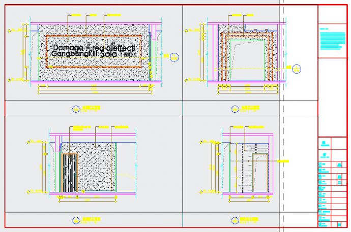 现代风格网吧室内装饰CAD施工图_图1