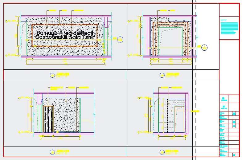 现代风格网吧室内装饰CAD施工图