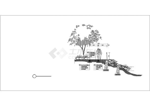 五张经典滨水驳岸详图CAD绘图方案-图二