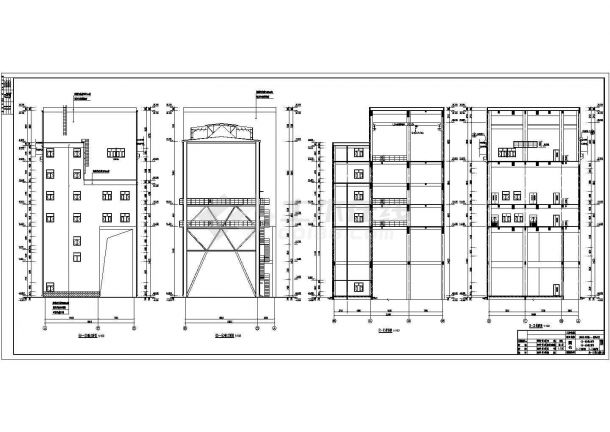 6层戊类烧结机室建筑设计施工图-图二