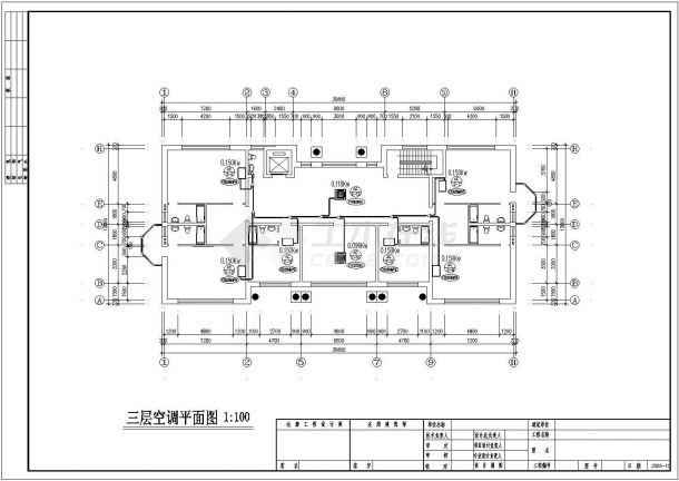 【黑龙江】某综合楼变频多联中央空调平面图-图二