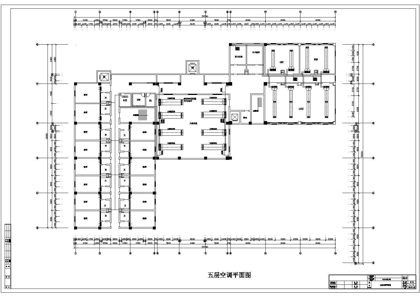 【四川】某酒店中央空调平面设计施工图