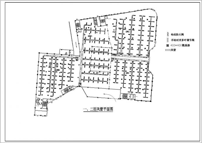 【杭州】某工厂空调系统设计施工图纸_图1