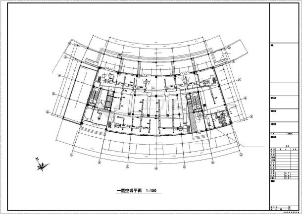 【杭州】某广场写字楼空调设计施工图纸-图一