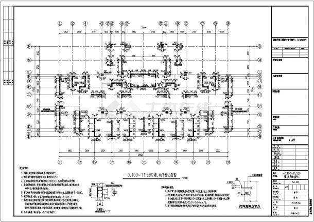 30层剪力墙结构花园公租房结构施工图（CFG桩）-图二