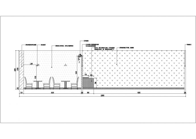 前卫工业风餐厅饭店设计施工图（带效果图）_图1