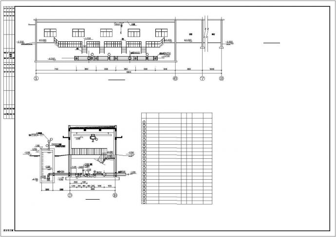 水泵房控制系统给排水施工方案图纸_图1