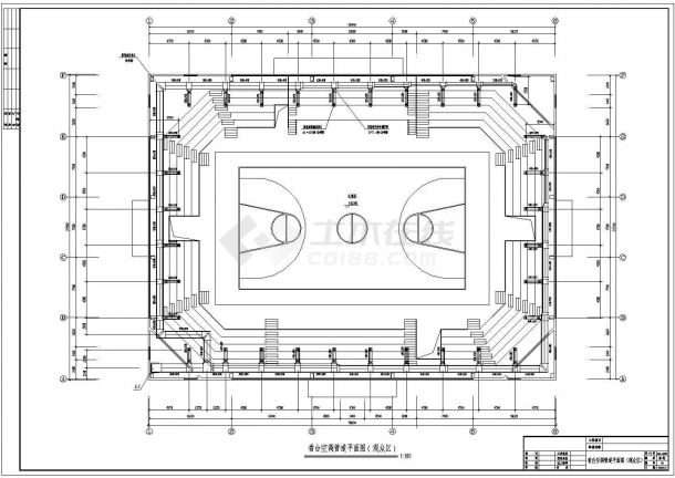 【山东】某篮球馆中央空调设计施工图纸-图一