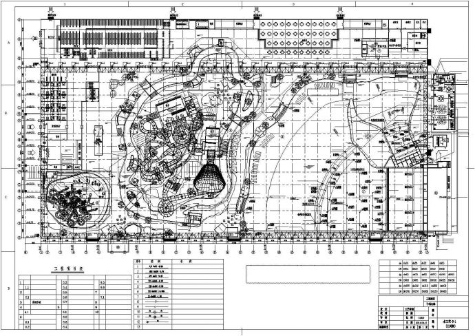 戏水乐园游乐设施及水池给排水系统工艺图_图1