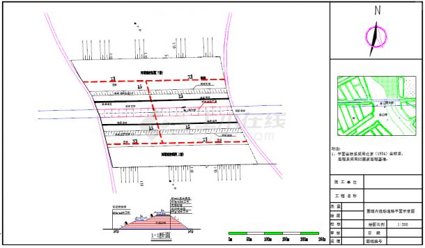 大桥基础防护工程设计施工图（9张）-图一