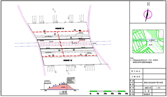 大桥基础防护工程设计施工图（9张）_图1