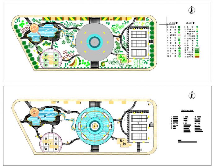 宝鸡广场综合景观设计施工图（共2张）_图1