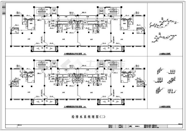 【江苏】某商贸城给排水设计施工图纸-图二