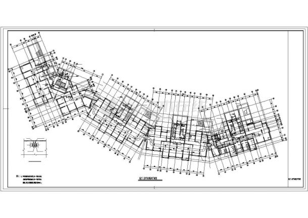 【江苏】某商场地下层通风平面设计图-图二