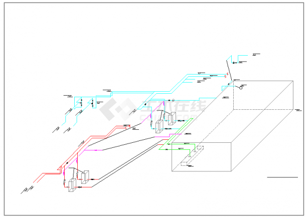 【黑龙江】某地下泵房剖面设计施工图-图二
